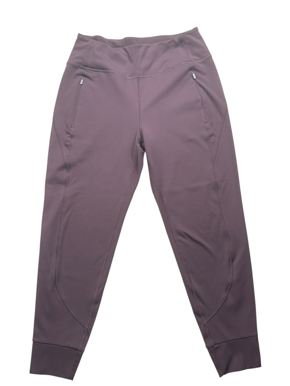 Athleta Small Rainier Purple Plum Performance Jogger Leggings Athletic Yoga Run